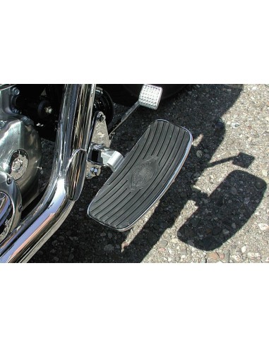 HAC Driver Floorboards Fix Chrome Susuki VS-1400 Intruder