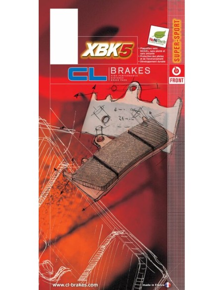 CL BRAKES Street Sintered Metal Brake pads - 1033XBK5