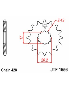 JT SPROCKETS Pinion față... 2