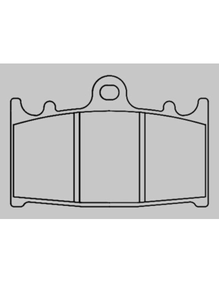 Plăcuțe de frână din metal sinterizat stradal BERINGER - KIT2654S