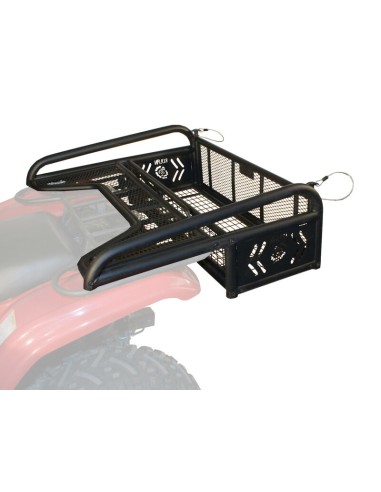 Kolpin Collapsible Rear Drop Rack Black