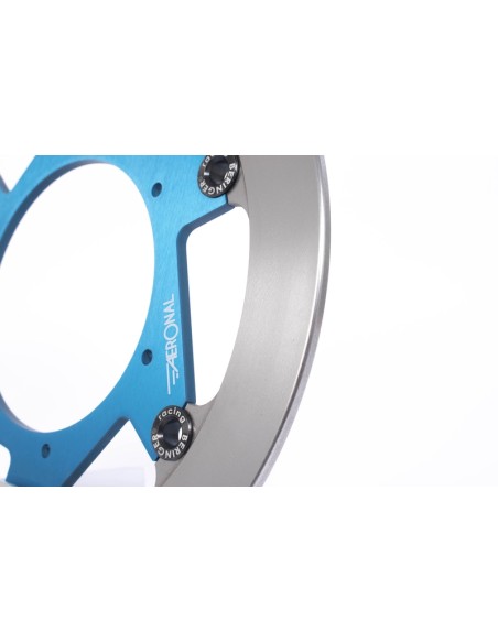 BERINGER Aeronal Cast Iron Floating Brake Disc - Blue KT2LGBLF
