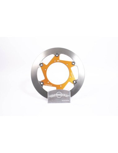 BERINGER Aeronal Cast Iron Floating Brake Disc - Orange KT2LGOMMF