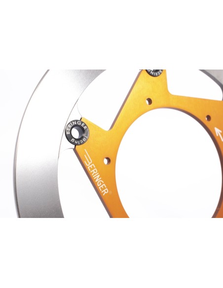 BERINGER Aeronal Cast Iron Floating Brake Disc - Orange KT2LGOMMF