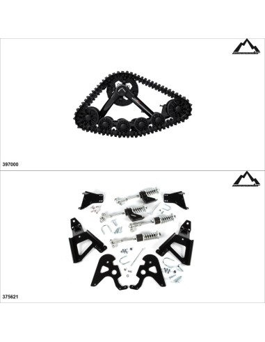 KIMPEX Commander WS4 Track System Yamaha Grizzly 700