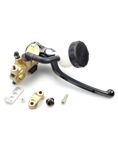 RADIAL BRAKE M/C Ø17/Ø11/16 BLACK/GOLD