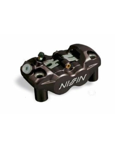 ETRIER RADIAL 4 POT (NEGRU. R) 2 PAD Negru