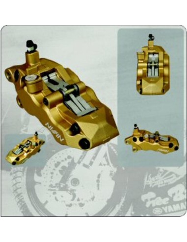 ETRIER 6 PISTONI GOLD DROIT Aur