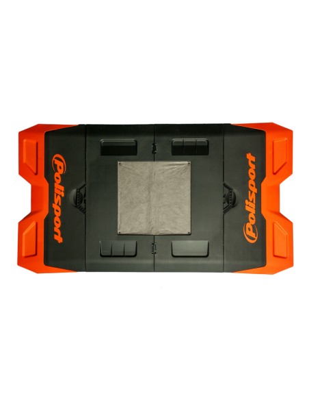 POLISPORT portocaliu/negru Covoraș pliabil pentru biciclete Portocaliu