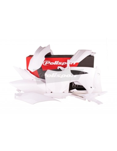 POLISPORT Plastic Kit White Honda CRF250F/CRF450F
