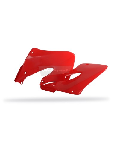 POLISPORT Capace Radiator Roșu Honda CRF250R/CRF450R