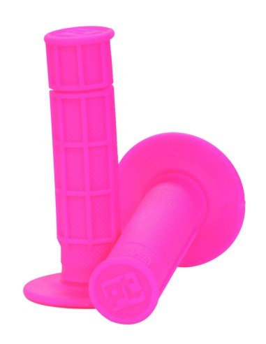 PRO TAPER Neon Grips Half Waffle Neon Pink