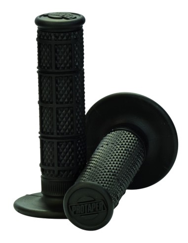 PRO TAPER 1/3 Waffle Grips O treime Waffle Black