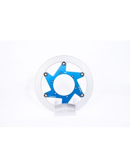 BERINGER Aeronal Cast Iron Floating Brake Disc - Blue S10LGBLF