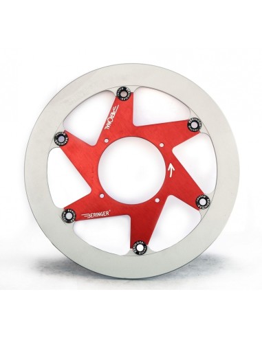 BERINGER Aeronal Stainless Steel Floating Brake Disc - Red S9LDRI