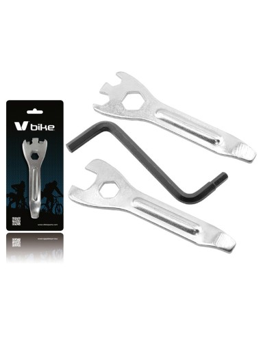 V BIKE Tire Levers Set + Wrenchs Multi Use + Allen