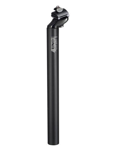 UNO TS 297 Bicycle Seatpost - 350mm Ø25.4 Black