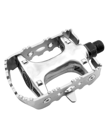 XERAMA MTB/City Bike Pedals Alu Axle CR-Mo - Silver