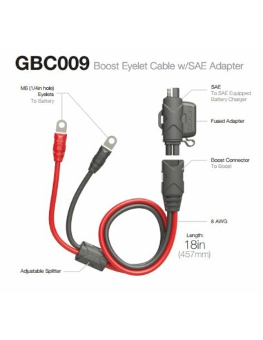 NOCO Eyelet/X-Connect Extension Cable 50cm