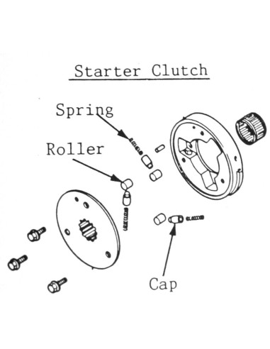 TOURMAX Starter repair kit - Yamaha FJ1100