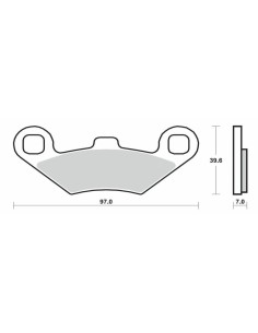 BREMBO Scooter Sintered...