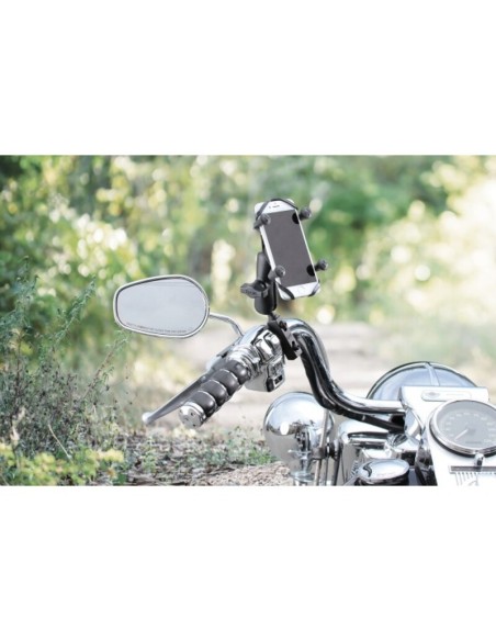 RAM MOUNTS X-Grip® Medium Arm Phone Holder with Brake/Clutch Reservoir U-Bolt Base