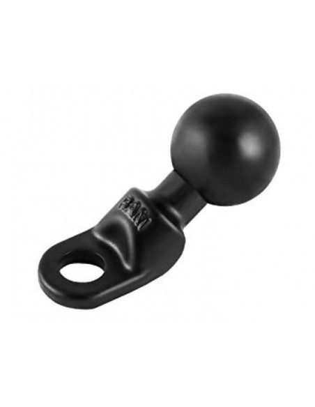 RAM MOUNTS 9mm Holed Bolt Adapter Angled Base - B Size Ball
