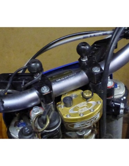 RAM MOUNTS M8 Bolts Screw-On Clamp Base - B Size Ball