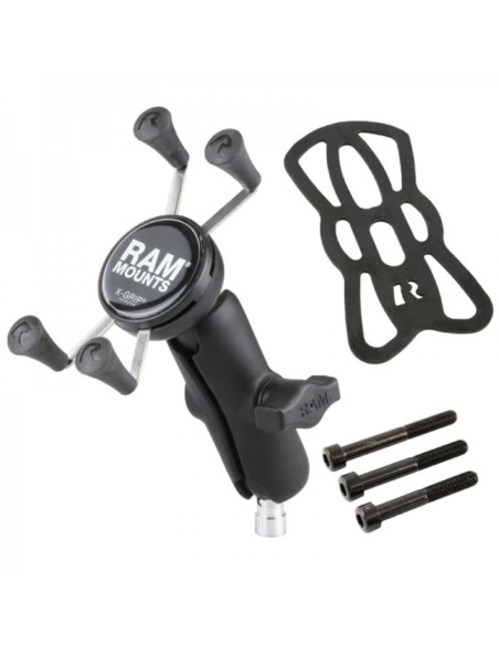 RAM MOUNTS X-Grip® Medium Arm Phone Holder with Bar Mount Base