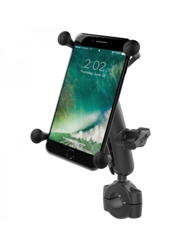 RAM MOUNTS X-Grip® Medium Arm Phone Holder with Medium Handlebar Base - Large Phones