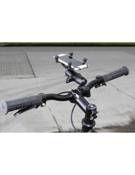 RAM MOUNTS X-Grip® Medium Arm Phone Holder with Medium Handlebar Base
