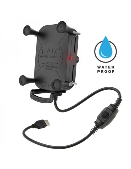 SUPORTURI RAM Suport pentru telefon pentru încărcare fără fir Tough-Charge™ X-Grip® - Minge dimensiune B
