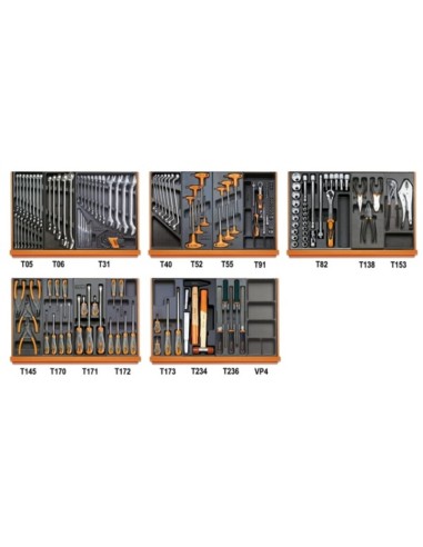 BETA Assortment of 161 tools - Universal Use