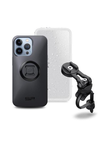 SP-CONNECT Bike Bundle II fixed on Handlebar or Stem - iPhone 13 Pro