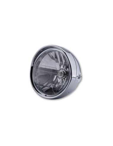 SHIN YO 6 1/2" Cruiser Chrome Headlight With Shade