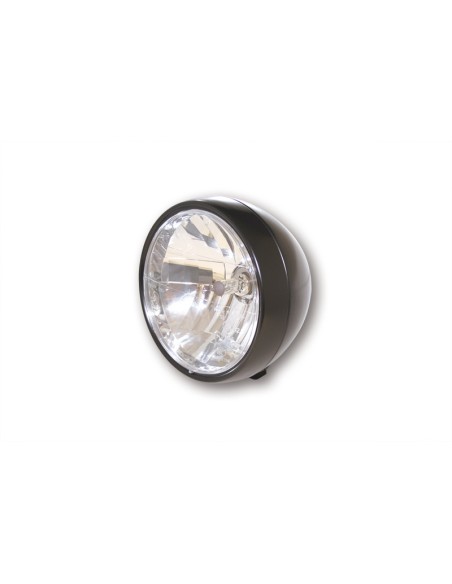 SHIN YO Headlight, 6 1/2" Black Satin Finish