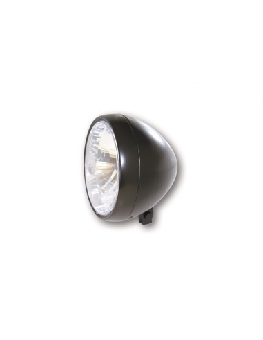 SHIN YO Headlight, 6 1/2" Black Satin...