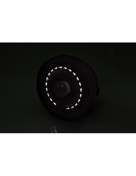 SHIN YO Ellipsoid Headlight Cyclops, Black Matt