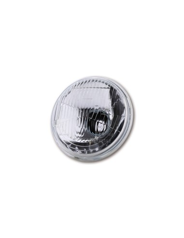 SHIN YO 5 3/4 Inch H4 Insert With Parking Light, Embossed Glass, E-Marked