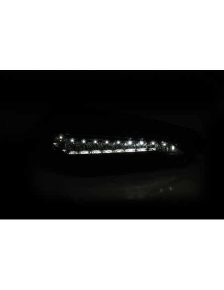 HIGHSIDER pro Handguards Black With LED DRL and Parking Light (Pair)