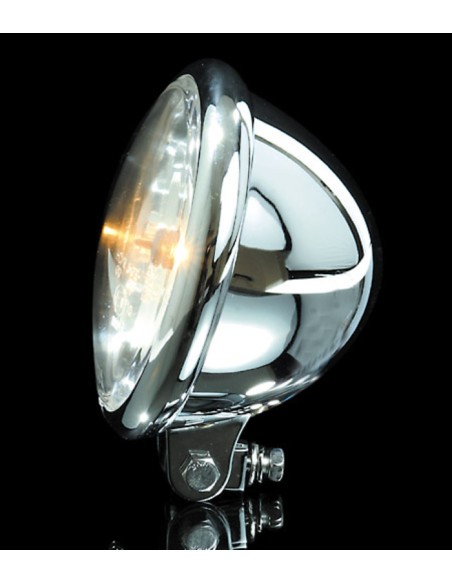 SHIN YO 5 3/4 Inch Headlight Bates Style Chrome