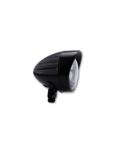 SHIN YO 90 mm Bullet Grooved Spotlight Visor Black Satin Finish