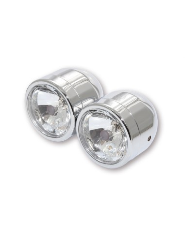 SHIN YO Double Spotlight Chrome-plated 2x H4 55/60