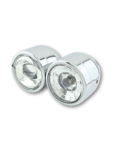 SHIN YO LED Headlight Twin Chrome Side Mounting