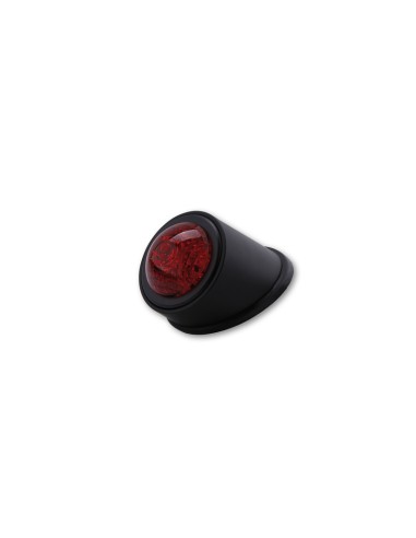 SHIN YO LED Taillight Old School Typ1 Black Red Glass E-Approved