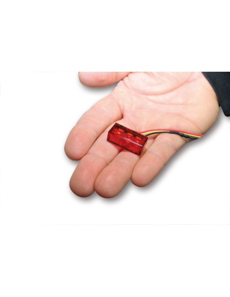 Lampa spate cu LED SHIN YO Cube-H cu 3 SMD-uri pentru montare incastrata