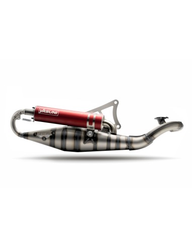 YASUNI Carrera 10 Full Exhaust System Red - Minarelli Horizontal