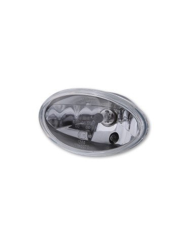 HIGHSIDER H4 Insert Oval, 160 x 90 mm, Clear Glass, 12V 60/55W, With Parking Light, E-Approved.