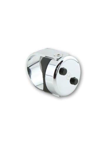 HIGHSIDER CNC Push Button Classic, Chrome, 7/8 & 1" Handlebars