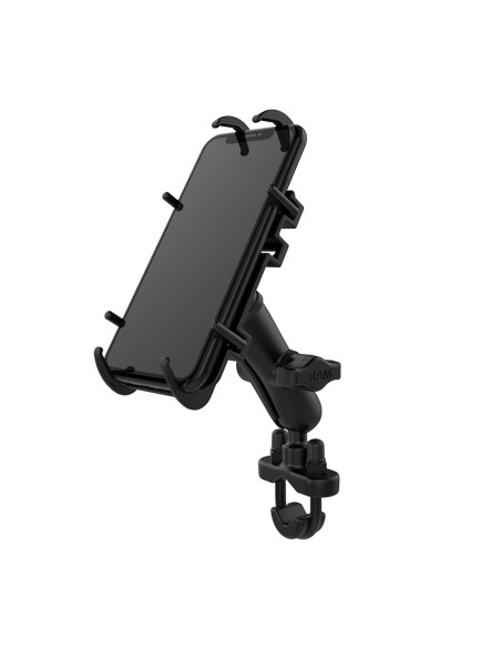 RAM MOUNTS Quick-Grip Medium Arm Phone Holder Handlebar U-Bolt Base